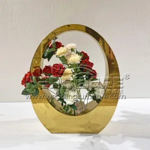 Golden Flower Holder