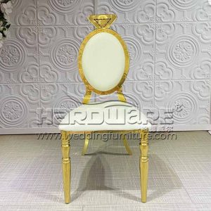 Gold Stainless Steel Event Chair