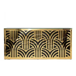 Gold Stainless Steel Bar Counter