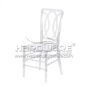 Cross Back Plastic Chair