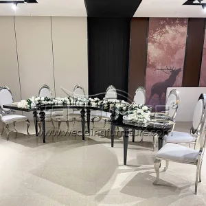 Black MDF Luxury Wedding Table