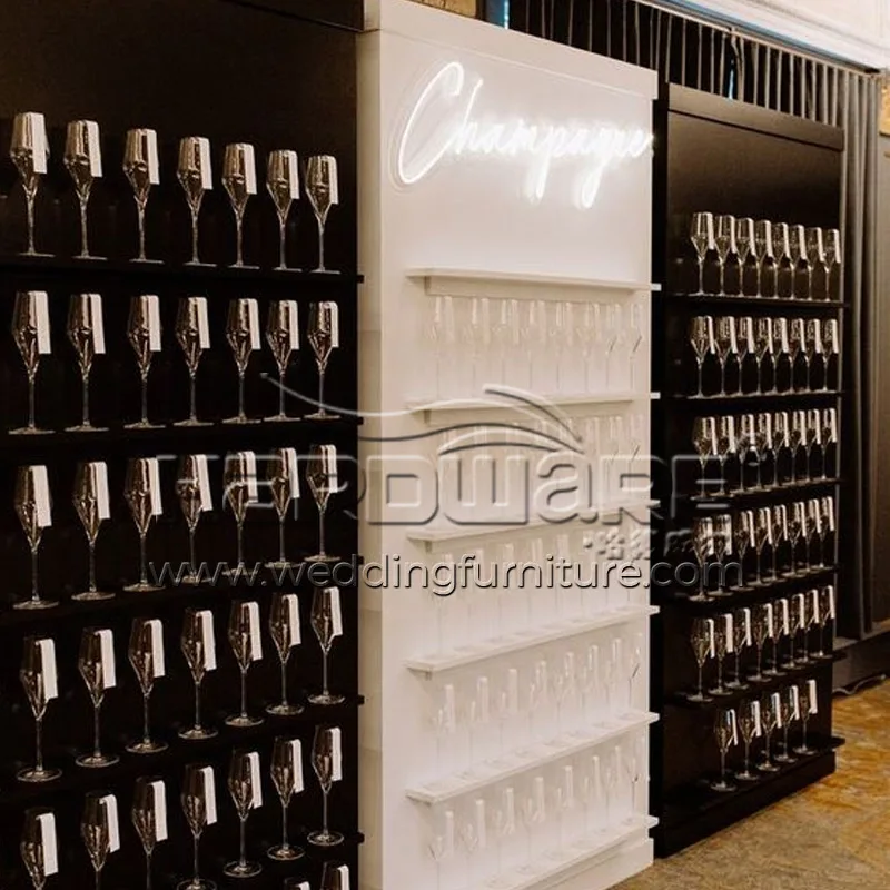 Create a Champagne Wall for Your Wedding