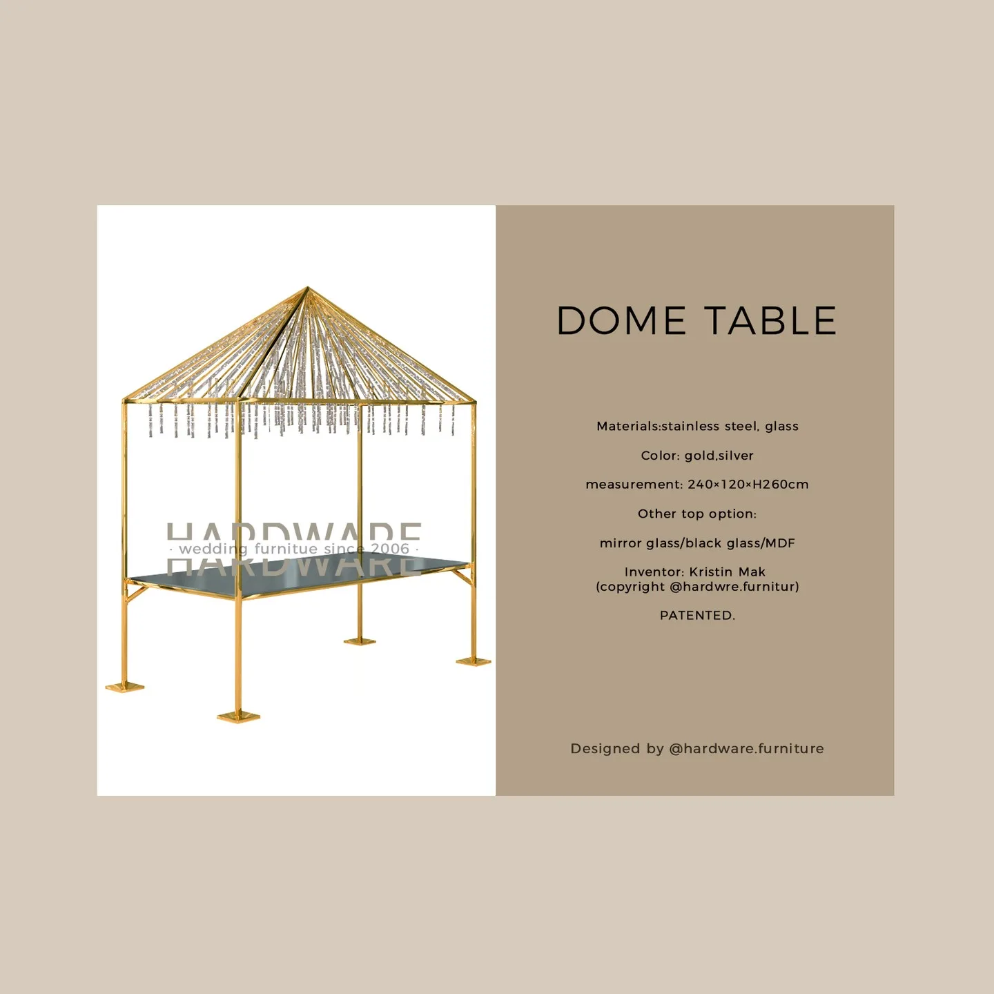 Dome Table Collection