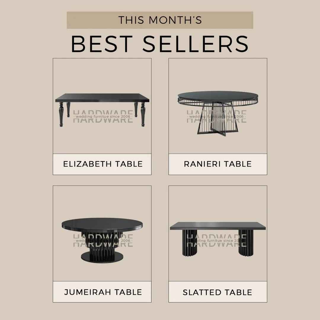 This Month’s Best-Selling Tables