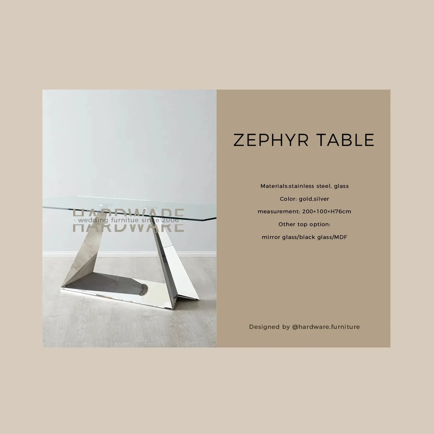 Zephyr Table