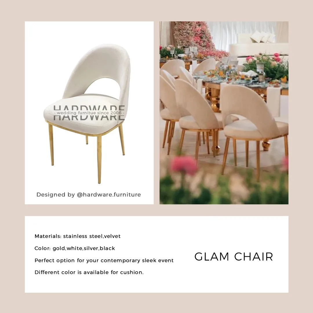 Glam Accent Dining Chair